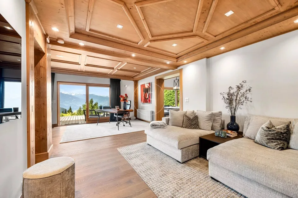 Bellissimo chalet con vista panoramica a Crans/Lens – foto 12 di 13
