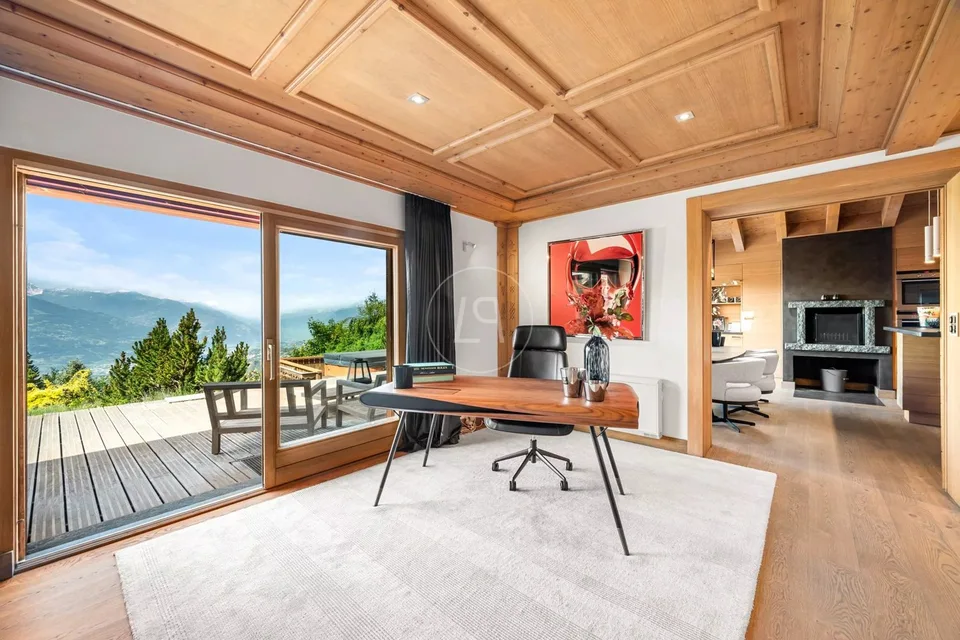 Bellissimo chalet con vista panoramica a Crans/Lens – foto 10 di 13