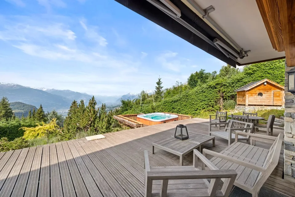 Bellissimo chalet con vista panoramica a Crans/Lens – foto 8 di 13