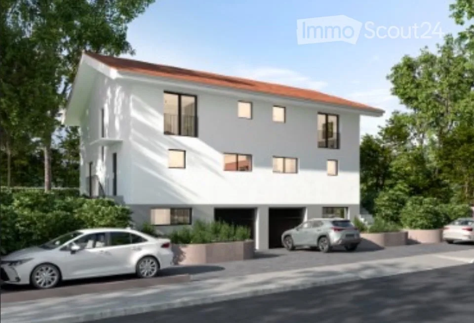 New twin wooden frame villas