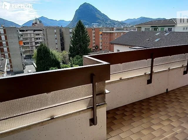Lugano, location 3.5 pièces avec 3 balcons