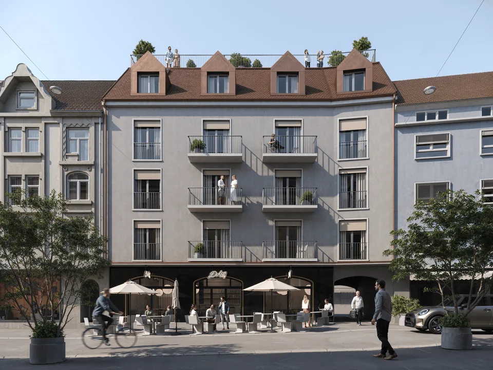 1-Zimmer-Wohnung mit grossem Reduit und Wäscheturm
