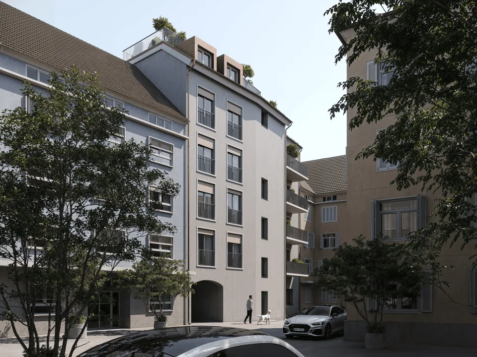 1-Zimmer-Wohnung mit grossem Reduit und Wäscheturm