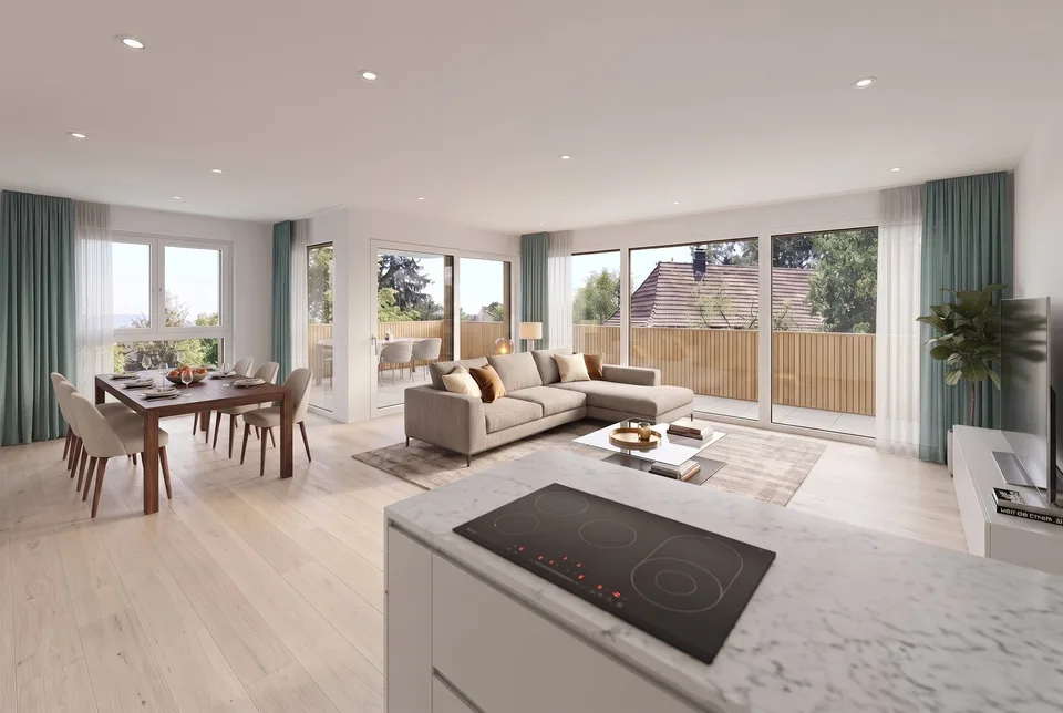 Spacious 4.5-room apartment with sunny terrace