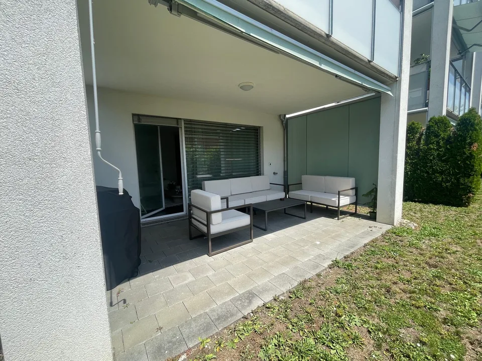 Moderne 3.5-Zimmer-Gartenwohnung im EG mit grosser Terrasse  verfügbar ab 01.10.2026