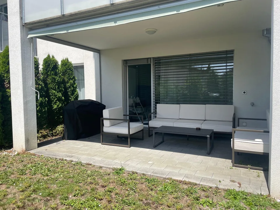 Moderne 3.5-Zimmer-Gartenwohnung im EG mit grosser Terrasse  verfügbar ab 01.10.2026