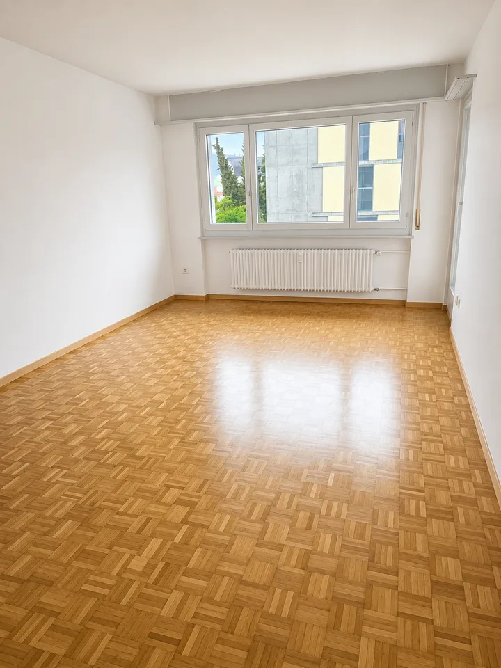 Appartamento soleggiato di 4,5 locali con balcone a Heitenried