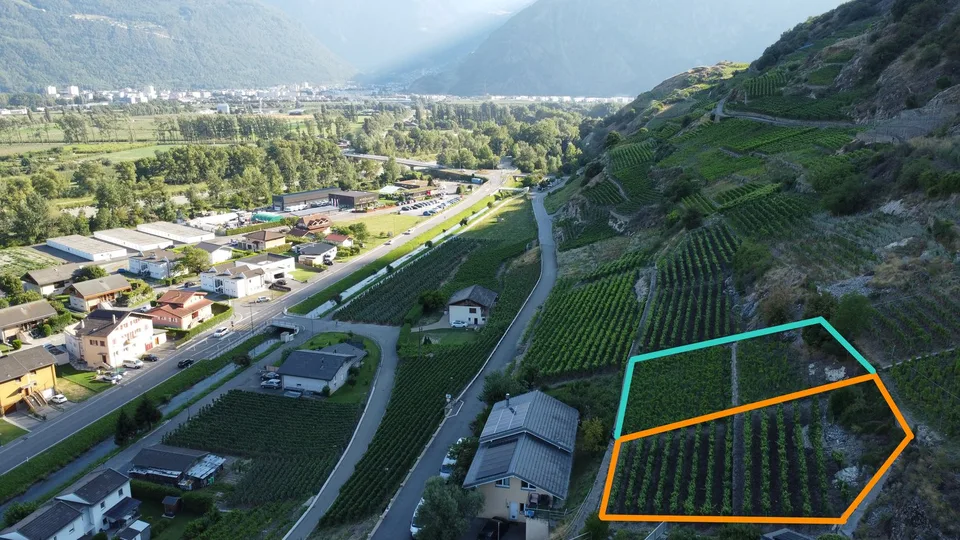 Terrain à bâtir de 988 m² sur le coteau de Branson à Fully – Opportunité rare