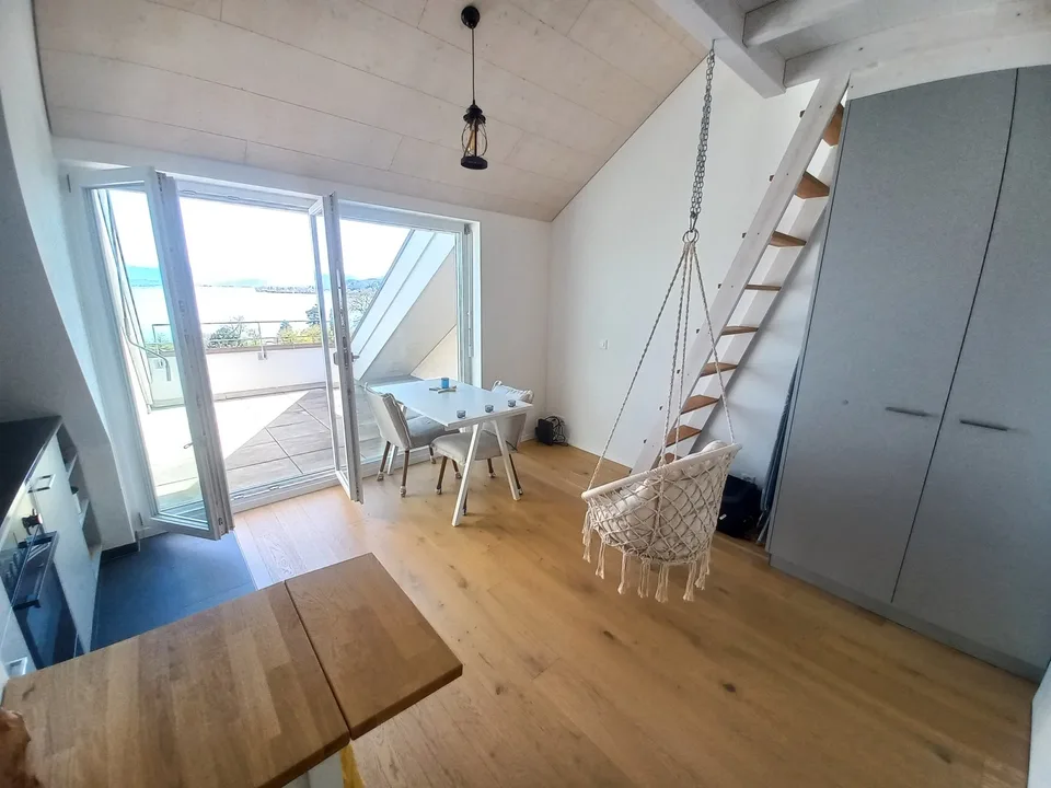 Appartement 1 pièce avec vue sur le lac à Richterswil - Recherche de sous-locataire à partir du 01.09.2026