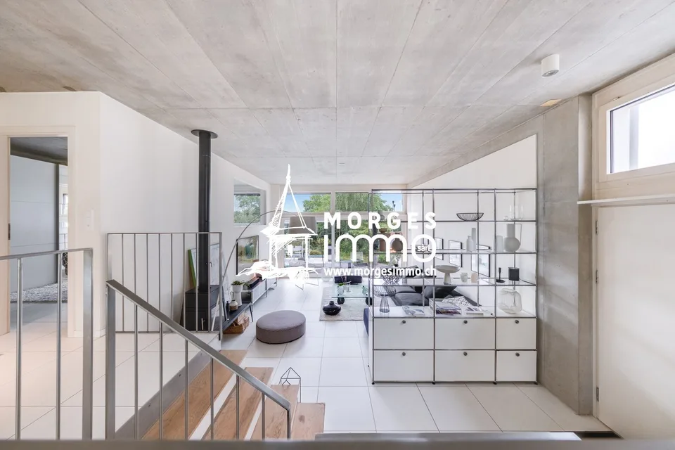Villa des Architekten mit 5,5 Zimmern und Garten