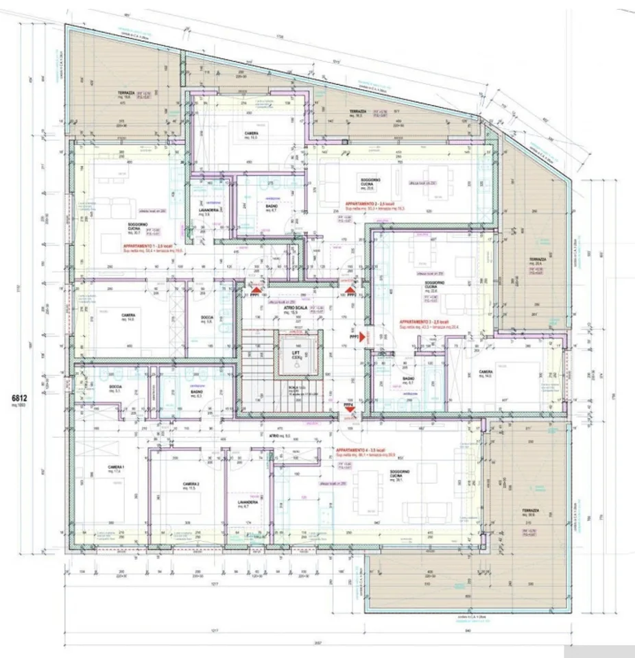 3733 IN COSTRUZIONE - ULTIMO APPARTAMENTO - 3.5 LOCALI A POCHI PASSI DAL CENTRO STORICO