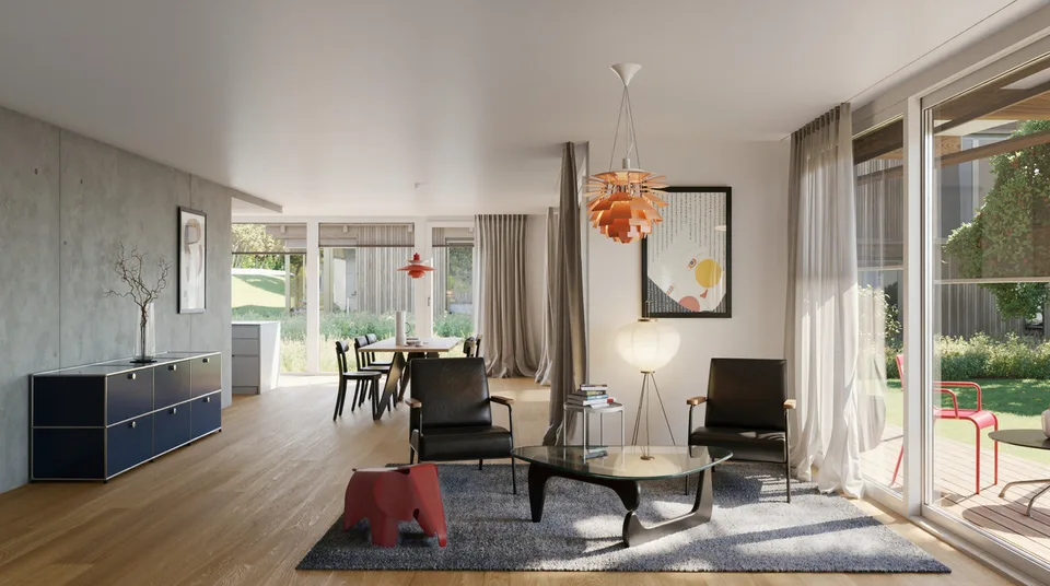 Architecture contemporaine dans un excellent emplacement