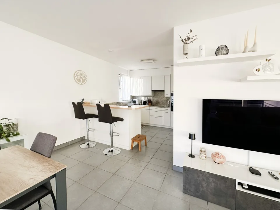 Bright 3.5-room apartment with large sunny terrace in central location
