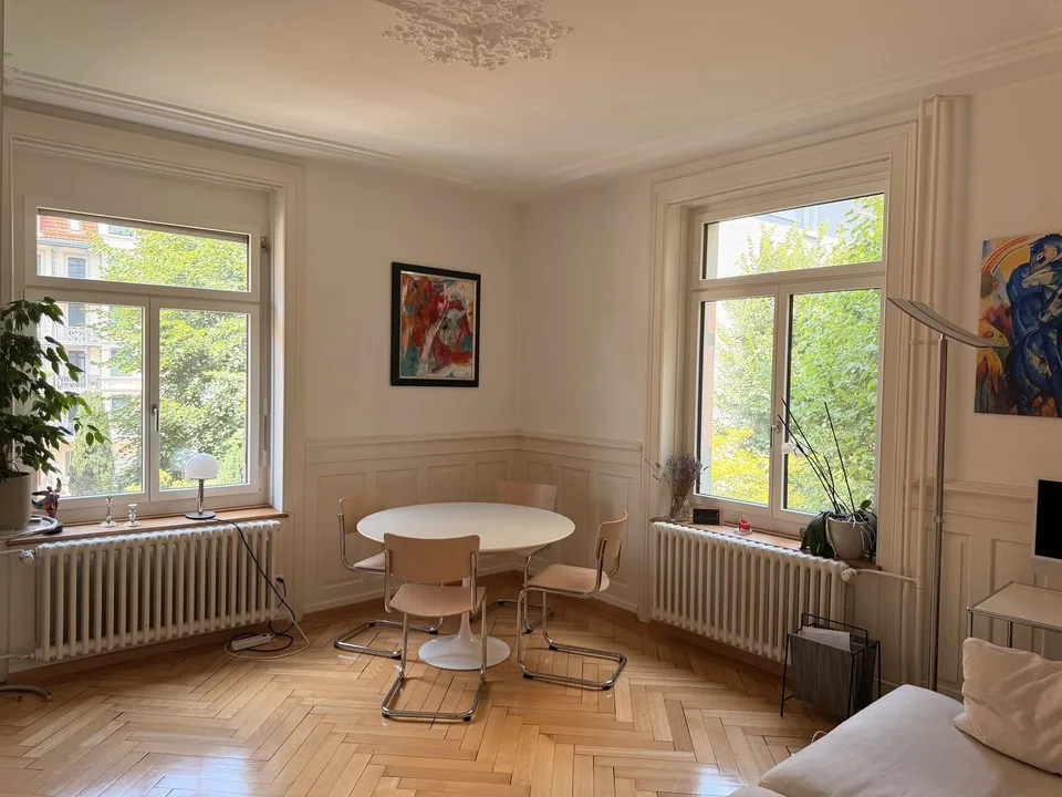 Zimmer und Wohnung in Hottingen zur Untermiete (ca. 15.08. bis 18.09)