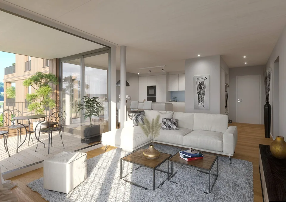 NEUBAU: Wohnen im Grünen – Nachhaltiges Projekt mit Charme