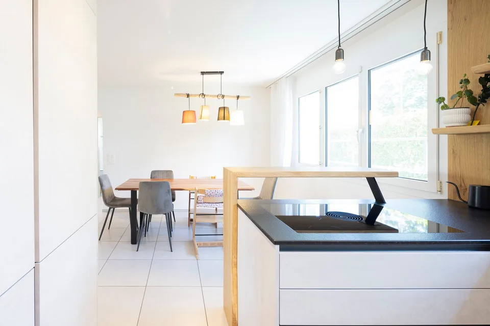 Modern family apartment with a dreamy garden oasis