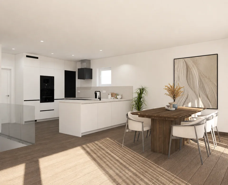 Maison unifamiliale moderne dans un environnement naturel