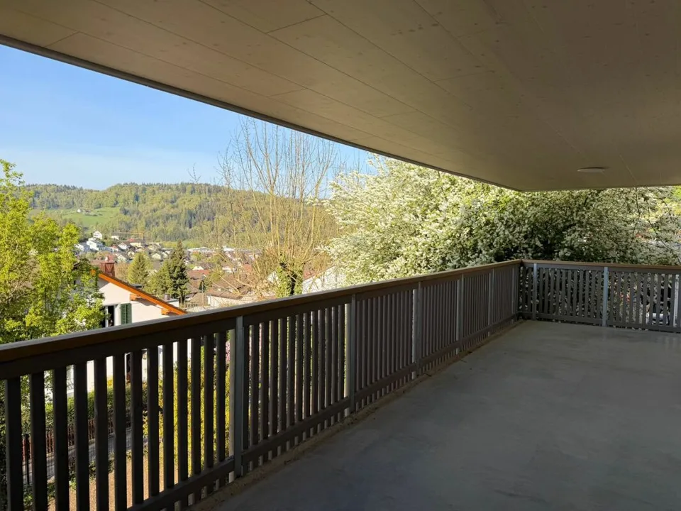 Erstbezug: sonnige 3.5 Zimmer-Wohnung mit Aussicht an ruhiger Lage