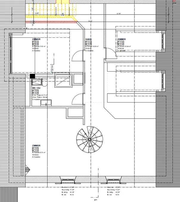 Erstvermietung moderne 3.5-Zimmer-Maisonette-Wohnung in Bachs