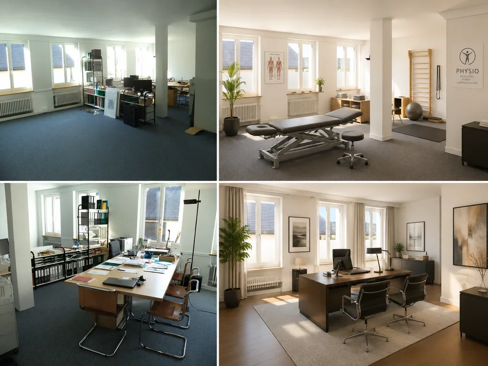 Helles Büro mit im Herzen des Liestaler Stedtli