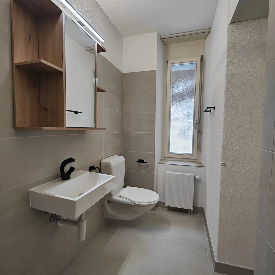 Appartement fraîchement rénové dans un endroit calme avec vue sur la montagne