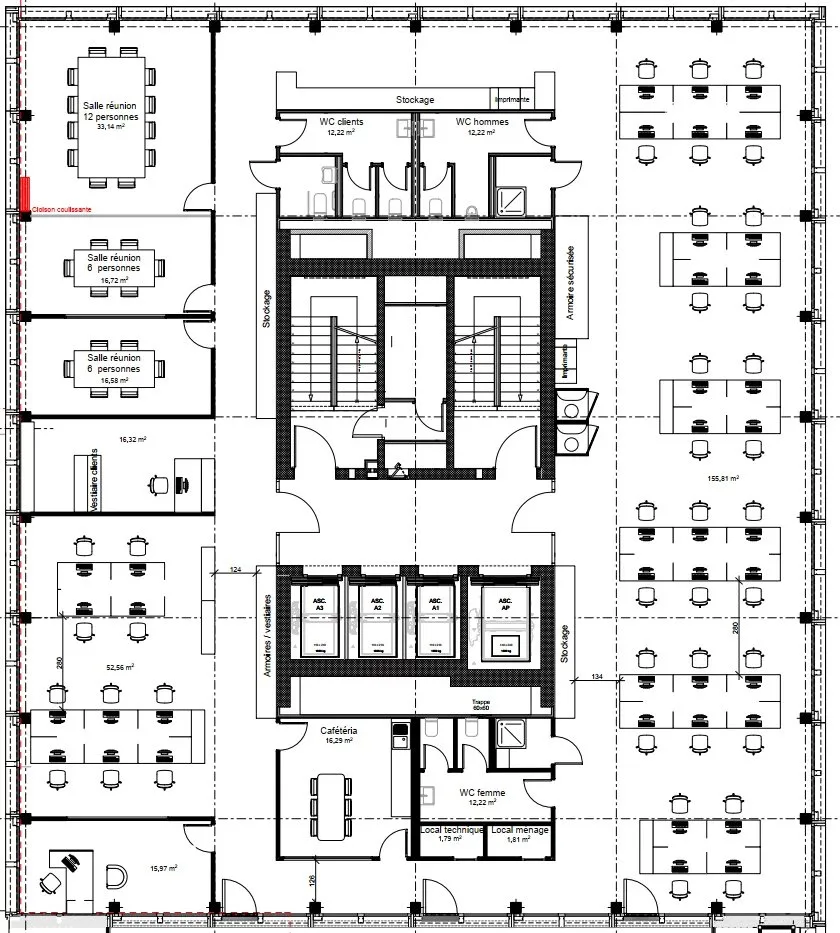 Büros - Esplanade de Pont-Rouge, 7. Etage – Foto 10 von 12