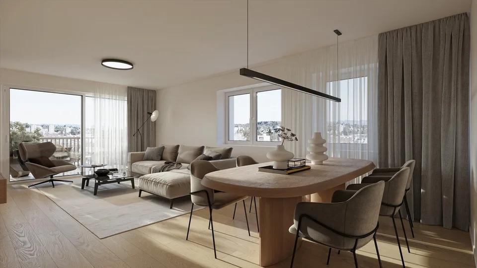Stilvolle 3.5-Zimmer-Wohnung mit grosszügigem Balkon in Opfikon