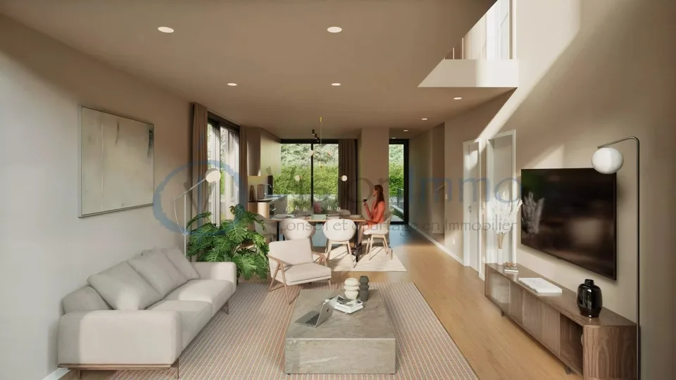 Vessy - Townhouse contemporanea con giardino e tetto panoramico
