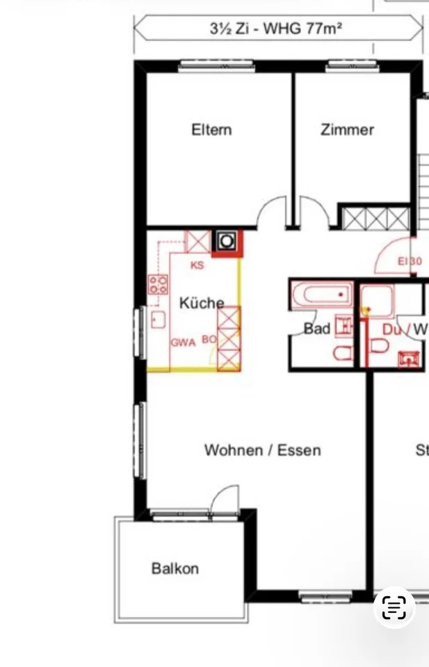 Tenant sought for 3.5-room apartment with garden seating in 8152 Opfikon