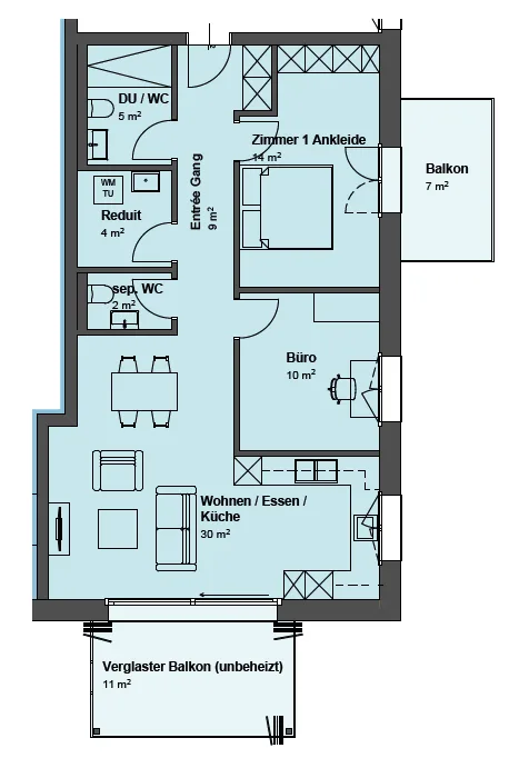 Erstbezug! Hochwertige 3.5-Zimmer-Eigentumswohnung