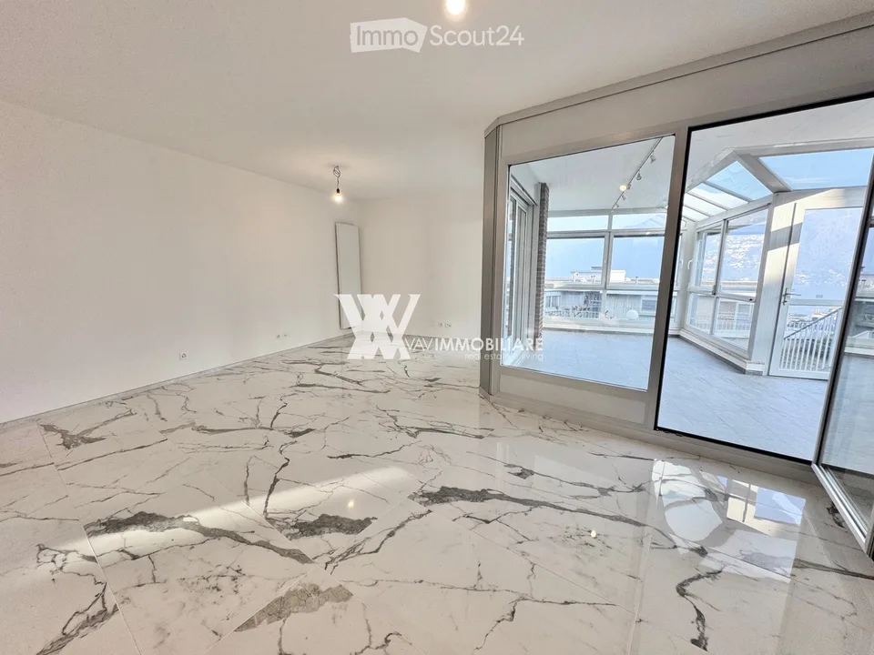 LUGANO: APPARTMENT ÉLÉGANT AVEC VUE SUR LE LAC ET MONTE BRÈ