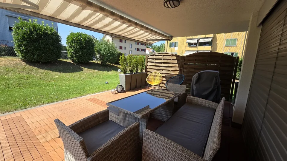 Nachmieter gesucht: Moderne 3.5-Zimmerwohnung mit grossem Gartensitzplatz