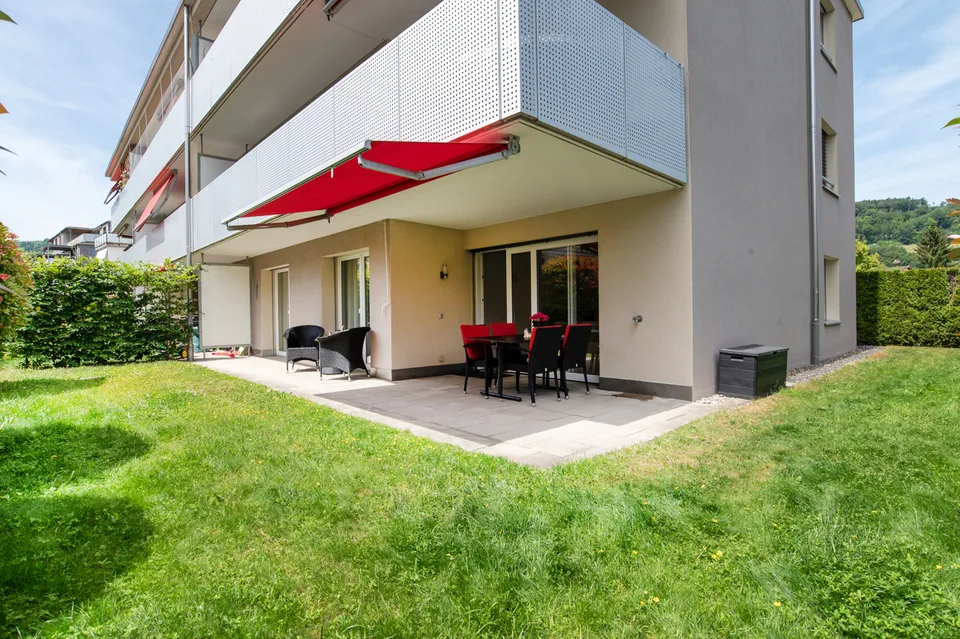 Einziehen und geniessen  gepflegte Gartenwohnung
