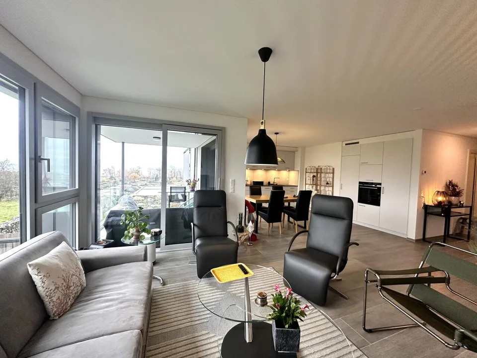 Schönes 3.5-Zimmer-Apartment in Cheyres mit atemberaubendem Blick auf den See