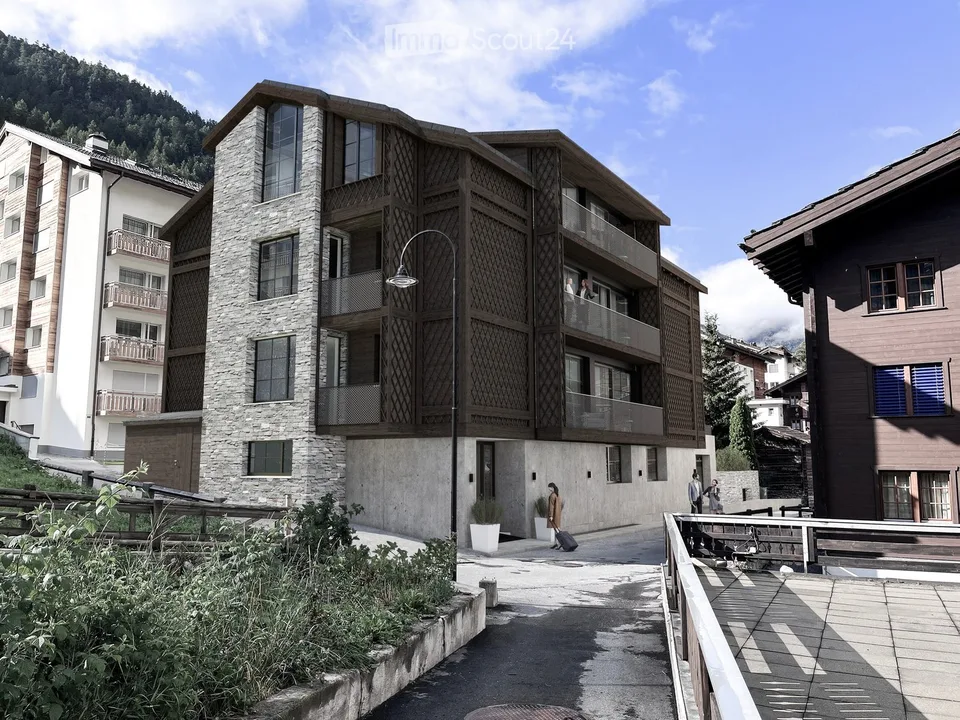 Progetto di chalet completamente approvato nel cuore di Zermatt, con vista panoramica sul Matterhorn