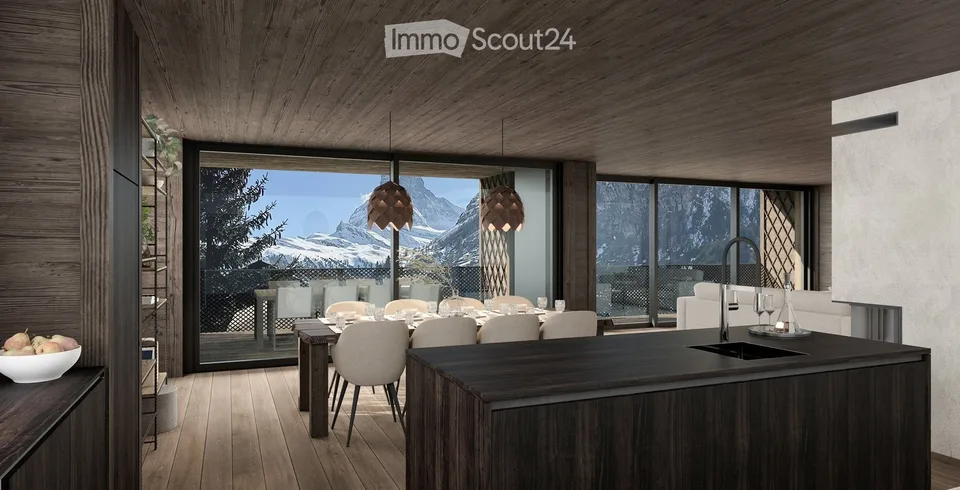 Progetto di chalet completamente approvato nel cuore di Zermatt, con vista panoramica sul Matterhorn