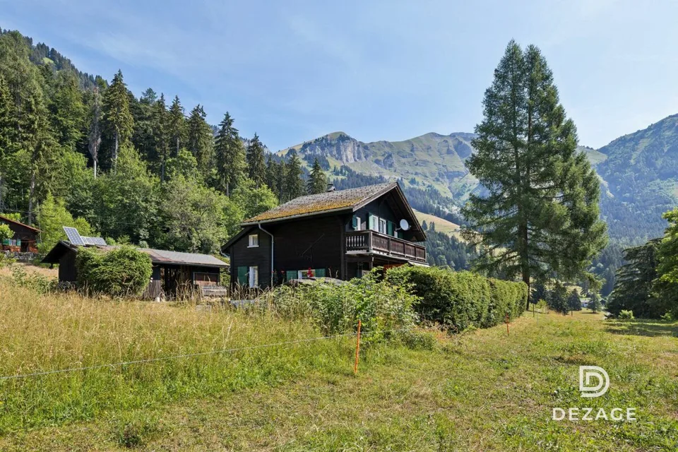 Charmant chalet de vacances dans un cadre idyllique à Corbeyrier