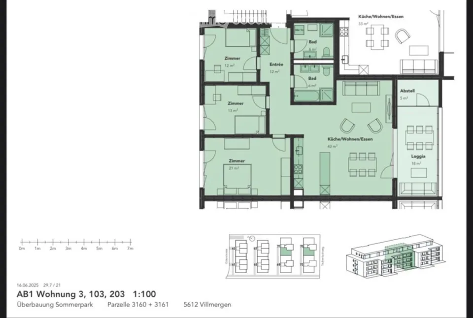 4.5-Zimmer-Neubauwohnung (118 m²) Nachmieter per 04.01.2027