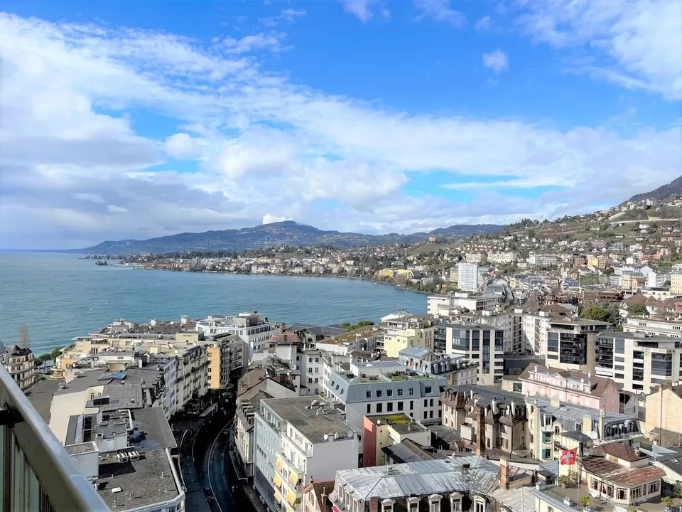 Charmant 2 pièces au centre de Montreux dans la Tour d'Ivoire