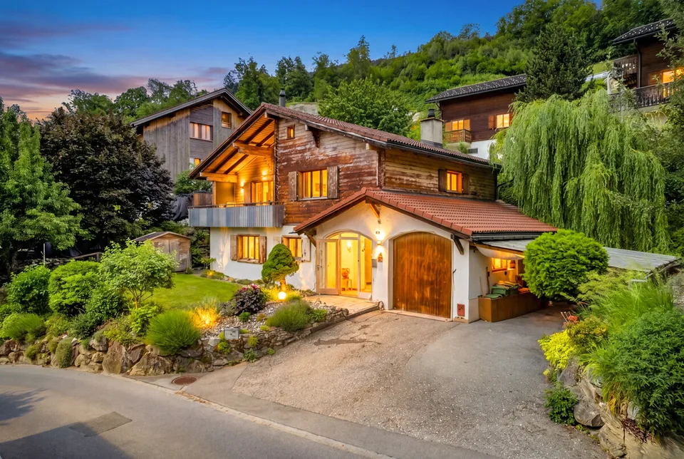Chur: charmantes Einfamilienhaus mit grosszügigem Garten und Bergsicht