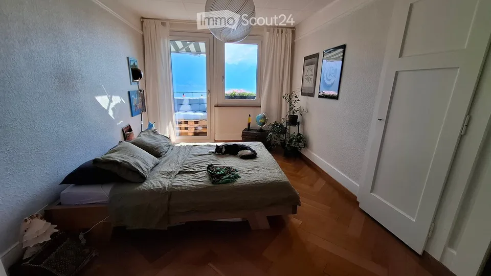 Wohnung 3.5 Zimmer mit Panoramablick auf den See in Montreux