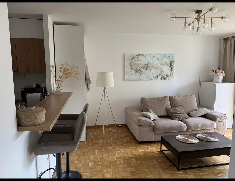 2.5-room apartment in Clarens (Montreux) with lake view