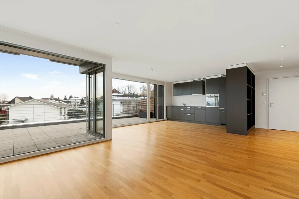 Modern attic apartment with beautiful views!