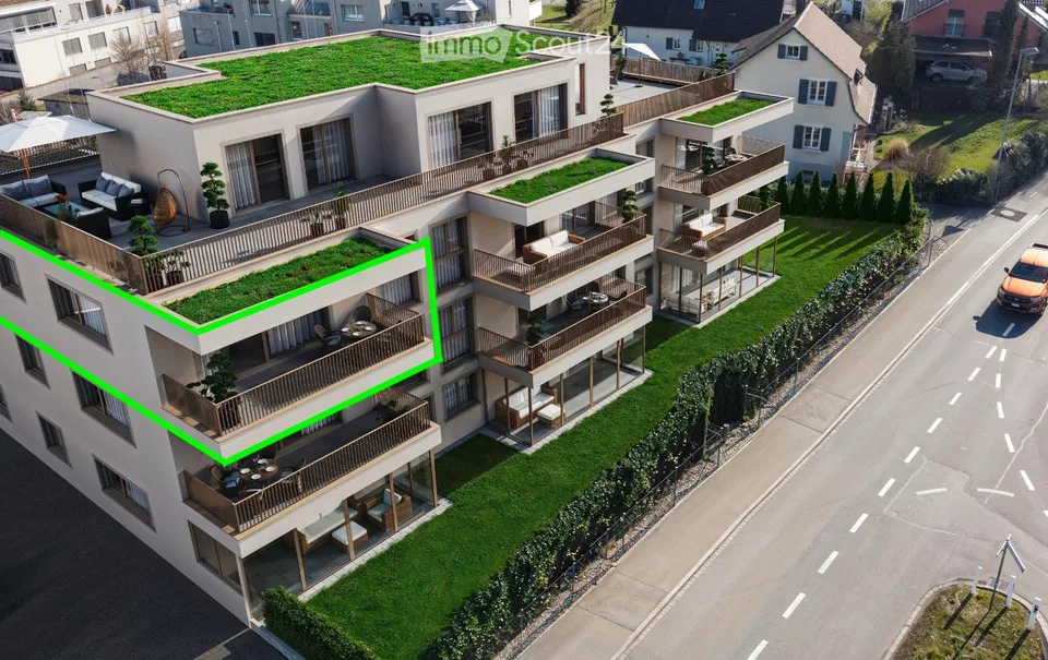 Erstbezug/Neubau: Moderne 4.5-Zimmer-Wohnung