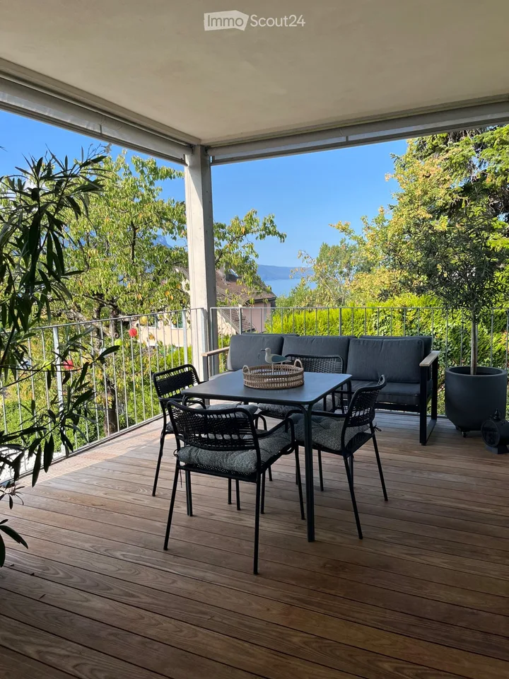 Wohnung mit 5.5 Zimmern und Panoramablick in St-Légier
