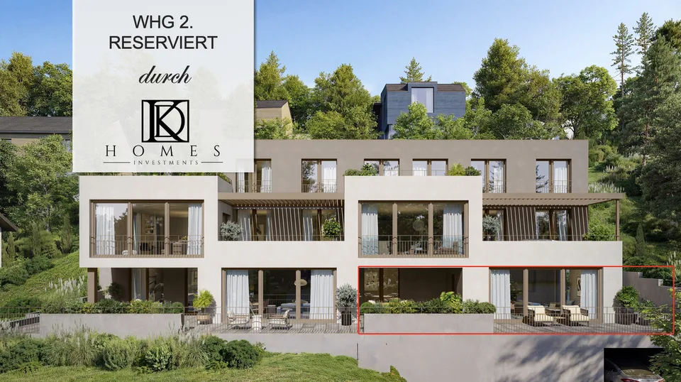 Reserviert: Neubau 3.5 Gartenwohnung in Seon
