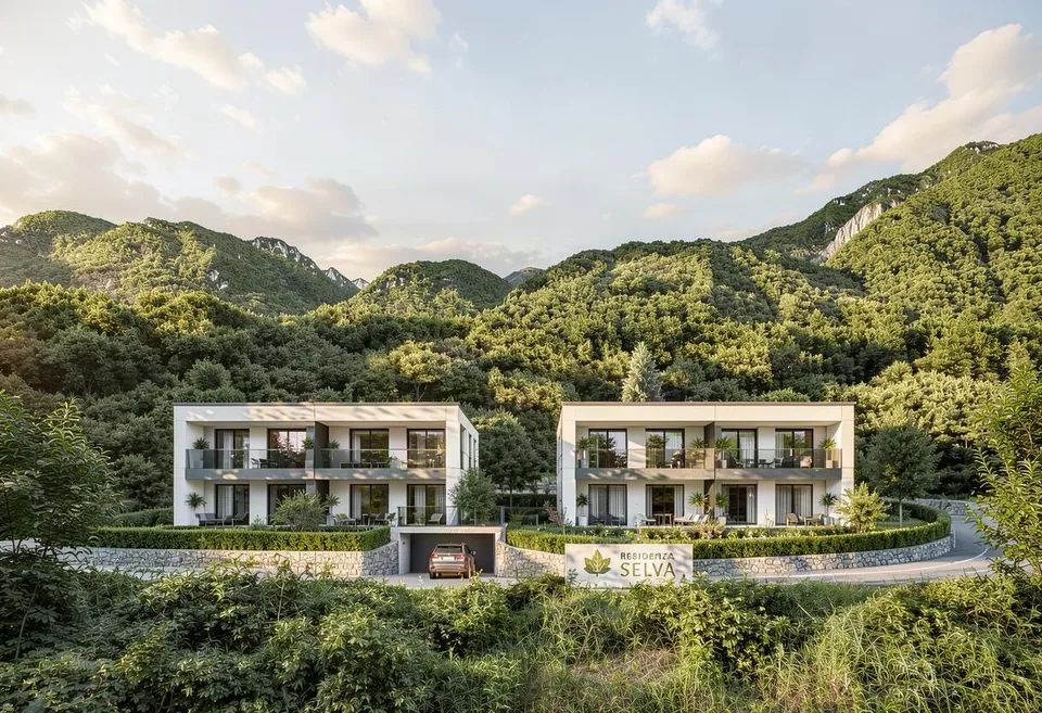 New Exclusive Apartments with Lake View in Melano