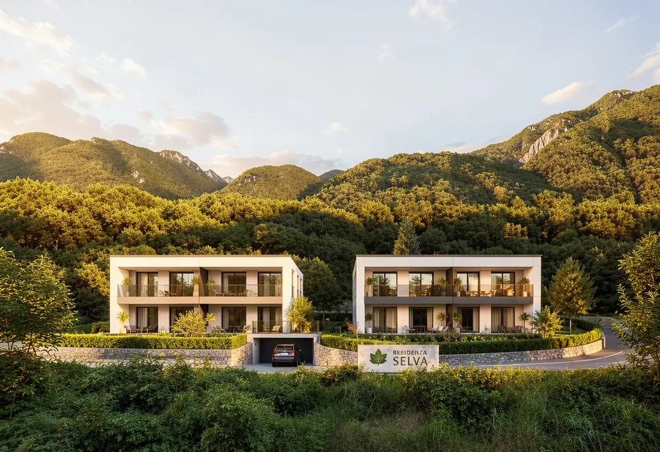 New Exclusive Apartments with Lake View in Melano