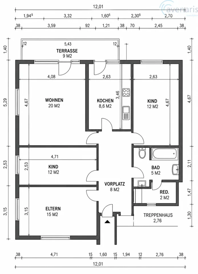 Gepflegte Wohnung mit traumhaftem Ausblick und hohem Wohnkomfort