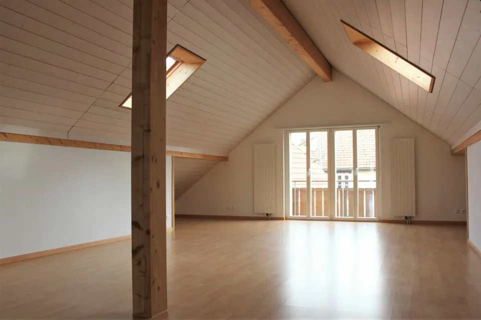 4,5 camere, 128m2, appartamento mansardato